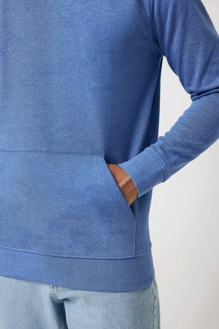 IQONIQ Torres ungefärbter Hoodie aus recycelter Baumwolle heather blue bedrucken, Art.-Nr. T9401.024.M IQONIQ Torres ungefärbter Hoodie aus recycelter Baumwolle heather blue bedrucken, Art.-Nr. T9401.024.M