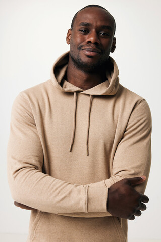 IQONIQ Torres ungefärbter Hoodie aus recycelter Baumwolle heather brown bedrucken, Art.-Nr. T9401.017.XXXL IQONIQ Torres ungefärbter Hoodie aus recycelter Baumwolle heather brown bedrucken, Art.-Nr. T9401.017.XXXL