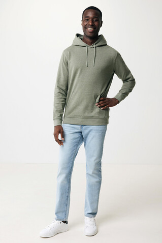 IQONIQ Torres ungefärbter Hoodie aus recycelter Baumwolle heather green bedrucken, Art.-Nr. T9401.015.S IQONIQ Torres ungefärbter Hoodie aus recycelter Baumwolle heather green bedrucken, Art.-Nr. T9401.015.S
