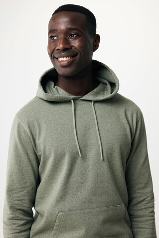 IQONIQ Torres ungefärbter Hoodie aus recycelter Baumwolle heather green bedrucken, Art.-Nr. T9401.015.S IQONIQ Torres ungefärbter Hoodie aus recycelter Baumwolle heather green bedrucken, Art.-Nr. T9401.015.S