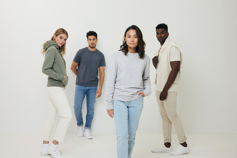 IQONIQ Torres ungefärbter Hoodie aus recycelter Baumwolle heather green bedrucken, Art.-Nr. T9401.015.S IQONIQ Torres ungefärbter Hoodie aus recycelter Baumwolle heather green bedrucken, Art.-Nr. T9401.015.S