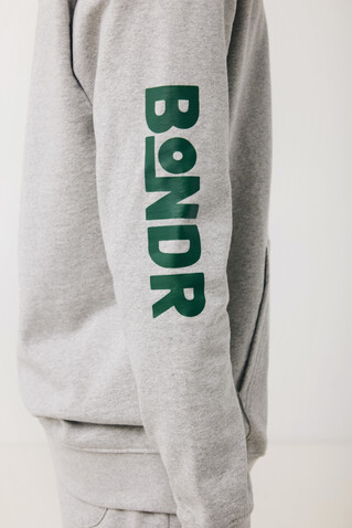 IQONIQ Torres ungefärbter Hoodie aus recycelter Baumwolle heather grey bedrucken, Art.-Nr. T9401.013.XXS IQONIQ Torres ungefärbter Hoodie aus recycelter Baumwolle heather grey bedrucken, Art.-Nr. T9401.013.XXS