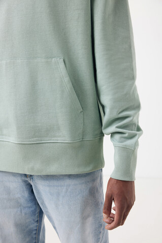 IQONIQ Yoho Relax-Hoodie aus recycelter Baumwolle Iceberg green bedrucken, Art.-Nr. T9402.023.XS