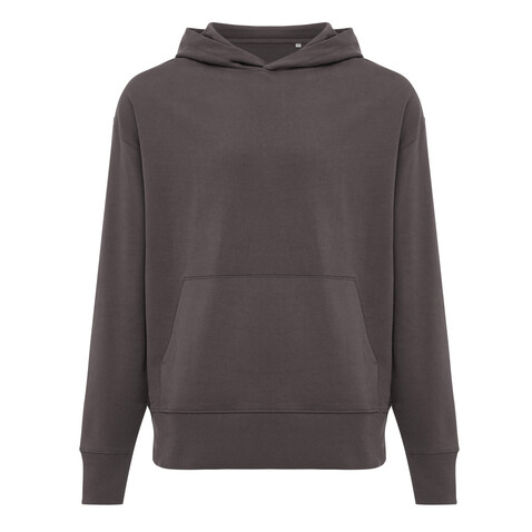 IQONIQ Yoho Relax-Hoodie aus recycelter Baumwolle anthrazit bedrucken, Art.-Nr. T9402.019.S IQONIQ Yoho Relax-Hoodie aus recycelter Baumwolle anthrazit bedrucken, Art.-Nr. T9402.019.S