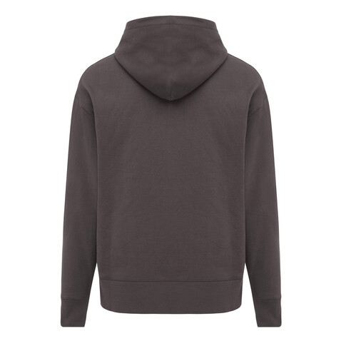 IQONIQ Yoho Relax-Hoodie aus recycelter Baumwolle anthrazit bedrucken, Art.-Nr. T9402.019.S IQONIQ Yoho Relax-Hoodie aus recycelter Baumwolle anthrazit bedrucken, Art.-Nr. T9402.019.S