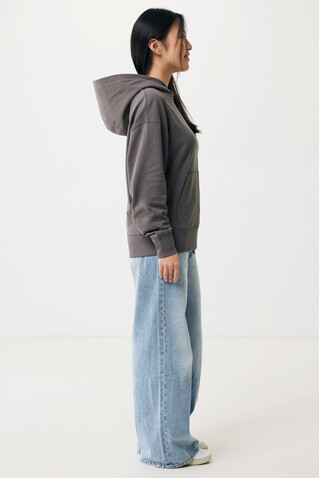 IQONIQ Yoho Relax-Hoodie aus recycelter Baumwolle anthrazit bedrucken, Art.-Nr. T9402.019.S IQONIQ Yoho Relax-Hoodie aus recycelter Baumwolle anthrazit bedrucken, Art.-Nr. T9402.019.S