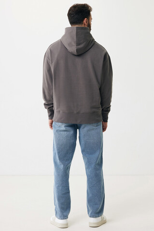 IQONIQ Yoho Relax-Hoodie aus recycelter Baumwolle anthrazit bedrucken, Art.-Nr. T9402.019.S IQONIQ Yoho Relax-Hoodie aus recycelter Baumwolle anthrazit bedrucken, Art.-Nr. T9402.019.S