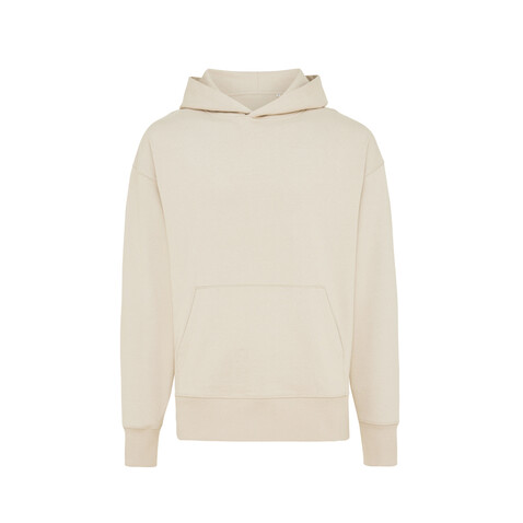 IQONIQ Yoho Relax-Hoodie aus recycelter Baumwolle natural raw bedrucken, Art.-Nr. T9402.018.XXS
