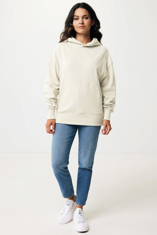 IQONIQ Yoho Relax-Hoodie aus recycelter Baumwolle natural raw bedrucken, Art.-Nr. T9402.018.XXS