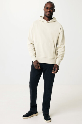 IQONIQ Yoho Relax-Hoodie aus recycelter Baumwolle natural raw bedrucken, Art.-Nr. T9402.018.XXS
