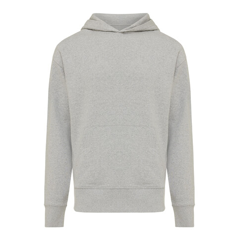 IQONIQ Yoho Relax-Hoodie aus recycelter Baumwolle heather grey bedrucken, Art.-Nr. T9402.013.XXS IQONIQ Yoho Relax-Hoodie aus recycelter Baumwolle heather grey bedrucken, Art.-Nr. T9402.013.XXS