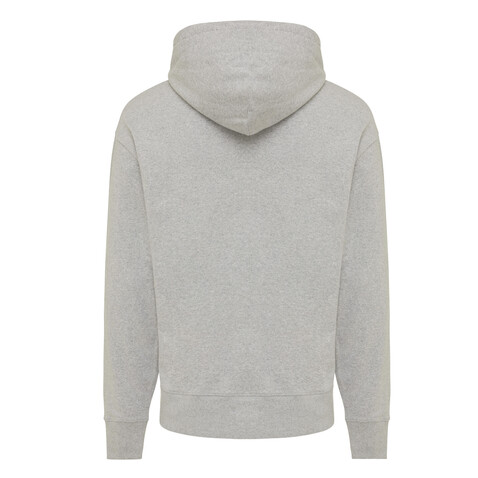 IQONIQ Yoho Relax-Hoodie aus recycelter Baumwolle heather grey bedrucken, Art.-Nr. T9402.013.XXS IQONIQ Yoho Relax-Hoodie aus recycelter Baumwolle heather grey bedrucken, Art.-Nr. T9402.013.XXS
