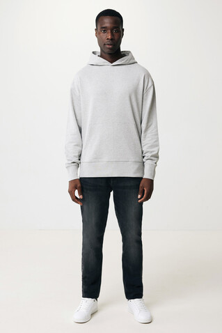 IQONIQ Yoho Relax-Hoodie aus recycelter Baumwolle heather grey bedrucken, Art.-Nr. T9402.013.XXS IQONIQ Yoho Relax-Hoodie aus recycelter Baumwolle heather grey bedrucken, Art.-Nr. T9402.013.XXS