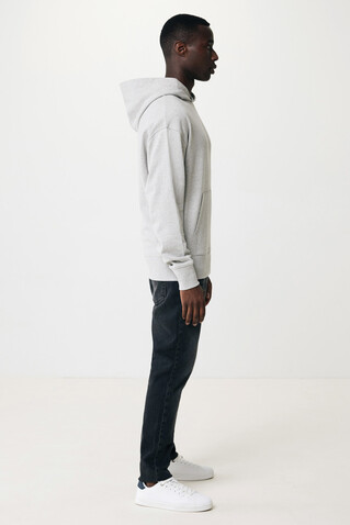 IQONIQ Yoho Relax-Hoodie aus recycelter Baumwolle heather grey bedrucken, Art.-Nr. T9402.013.XXS IQONIQ Yoho Relax-Hoodie aus recycelter Baumwolle heather grey bedrucken, Art.-Nr. T9402.013.XXS