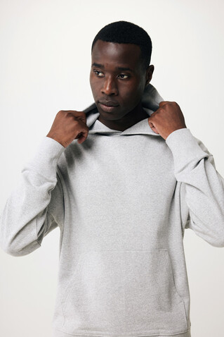 IQONIQ Yoho Relax-Hoodie aus recycelter Baumwolle heather grey bedrucken, Art.-Nr. T9402.013.XXS IQONIQ Yoho Relax-Hoodie aus recycelter Baumwolle heather grey bedrucken, Art.-Nr. T9402.013.XXS