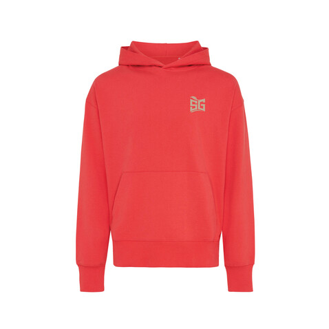 IQONIQ Yoho Relax-Hoodie aus recycelter Baumwolle luscious red bedrucken, Art.-Nr. T9402.008.XXS IQONIQ Yoho Relax-Hoodie aus recycelter Baumwolle luscious red bedrucken, Art.-Nr. T9402.008.XXS