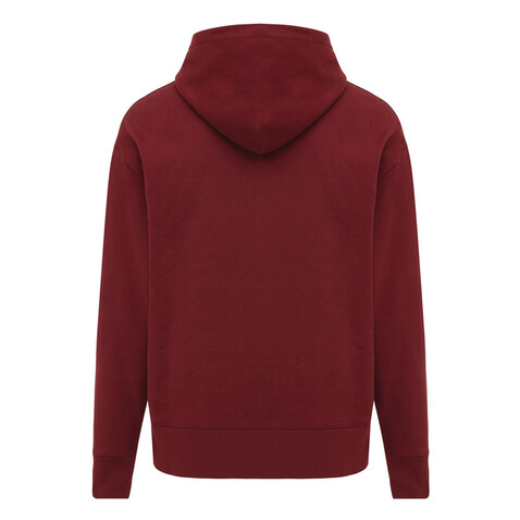 IQONIQ Yoho Relax-Hoodie aus recycelter Baumwolle burgunderrot bedrucken, Art.-Nr. T9402.007.L IQONIQ Yoho Relax-Hoodie aus recycelter Baumwolle burgunderrot bedrucken, Art.-Nr. T9402.007.L