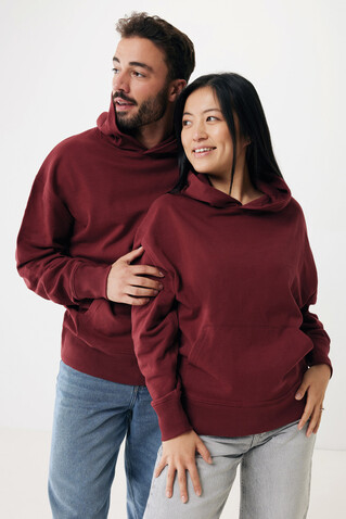 IQONIQ Yoho Relax-Hoodie aus recycelter Baumwolle burgunderrot bedrucken, Art.-Nr. T9402.007.L IQONIQ Yoho Relax-Hoodie aus recycelter Baumwolle burgunderrot bedrucken, Art.-Nr. T9402.007.L