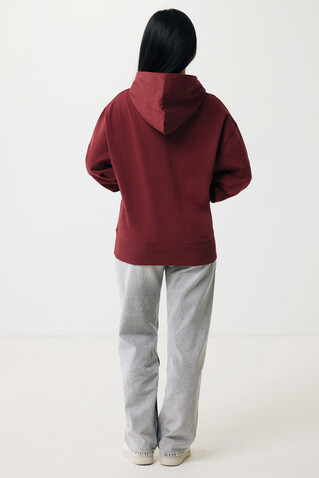 IQONIQ Yoho Relax-Hoodie aus recycelter Baumwolle burgunderrot bedrucken, Art.-Nr. T9402.007.L IQONIQ Yoho Relax-Hoodie aus recycelter Baumwolle burgunderrot bedrucken, Art.-Nr. T9402.007.L
