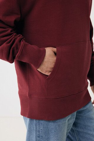 IQONIQ Yoho Relax-Hoodie aus recycelter Baumwolle burgunderrot bedrucken, Art.-Nr. T9402.007.L IQONIQ Yoho Relax-Hoodie aus recycelter Baumwolle burgunderrot bedrucken, Art.-Nr. T9402.007.L