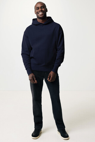 IQONIQ Yoho Relax-Hoodie aus recycelter Baumwolle navy blau bedrucken, Art.-Nr. T9402.002.XL IQONIQ Yoho Relax-Hoodie aus recycelter Baumwolle navy blau bedrucken, Art.-Nr. T9402.002.XL