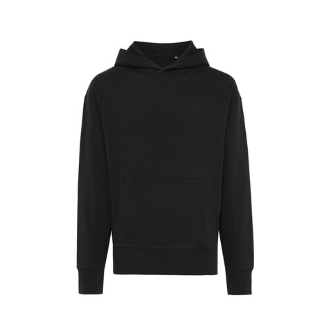 IQONIQ Yoho Relax-Hoodie aus recycelter Baumwolle schwarz bedrucken, Art.-Nr. T9402.001.XXS IQONIQ Yoho Relax-Hoodie aus recycelter Baumwolle schwarz bedrucken, Art.-Nr. T9402.001.XXS