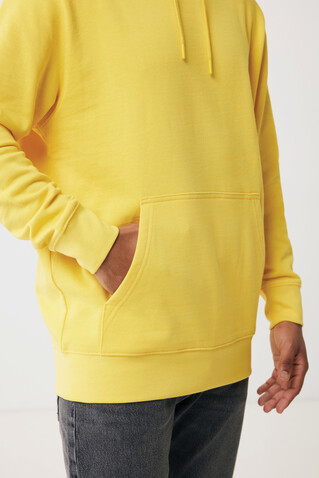IQONIQ Rila Lightweight Hoodie aus recycelter Baumwolle gelb bedrucken, Art.-Nr. T9404.045.XXS