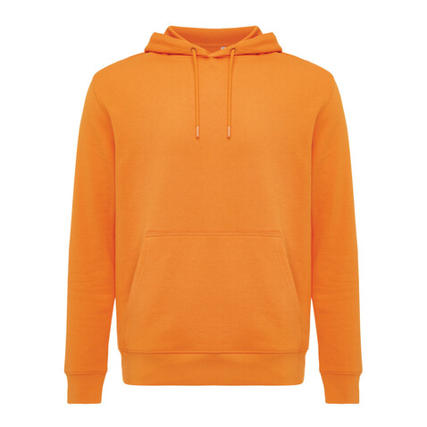 IQONIQ Rila Lightweight Hoodie aus recycelter Baumwolle orange bedrucken, Art.-Nr. T9404.044.XS