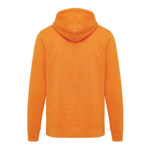 IQONIQ Rila Lightweight Hoodie aus recycelter Baumwolle orange bedrucken, Art.-Nr. T9404.044.XS