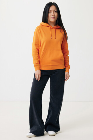 IQONIQ Rila Lightweight Hoodie aus recycelter Baumwolle orange bedrucken, Art.-Nr. T9404.044.XS