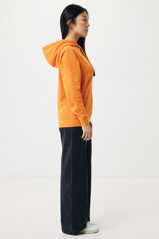 IQONIQ Rila Lightweight Hoodie aus recycelter Baumwolle orange bedrucken, Art.-Nr. T9404.044.XS
