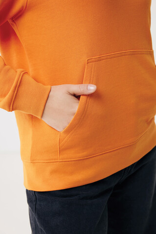 IQONIQ Rila Lightweight Hoodie aus recycelter Baumwolle orange bedrucken, Art.-Nr. T9404.044.XS