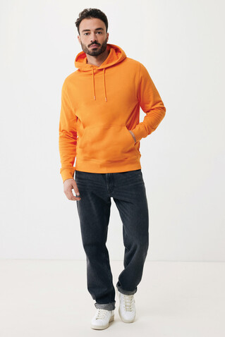 IQONIQ Rila Lightweight Hoodie aus recycelter Baumwolle orange bedrucken, Art.-Nr. T9404.044.XS