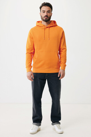 IQONIQ Rila Lightweight Hoodie aus recycelter Baumwolle orange bedrucken, Art.-Nr. T9404.044.XS