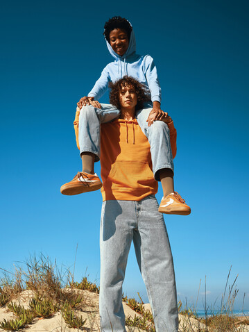 IQONIQ Rila Lightweight Hoodie aus recycelter Baumwolle orange bedrucken, Art.-Nr. T9404.044.XS