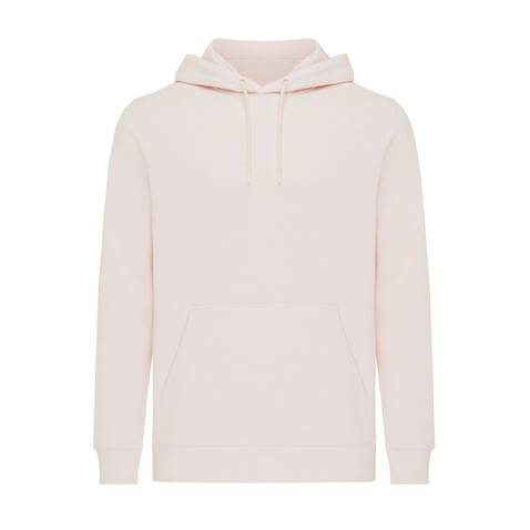 IQONIQ Rila Lightweight Hoodie aus recycelter Baumwolle cloud pink bedrucken, Art.-Nr. T9404.039.S