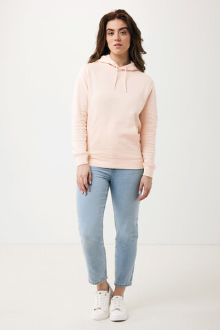 IQONIQ Rila Lightweight Hoodie aus recycelter Baumwolle cloud pink bedrucken, Art.-Nr. T9404.039.S