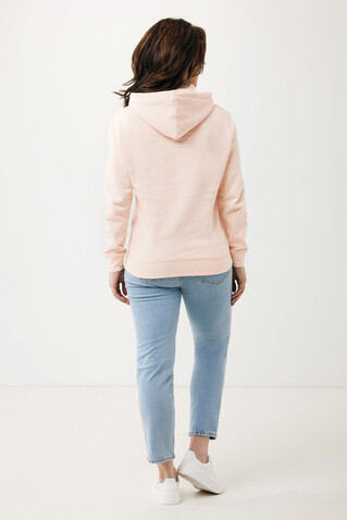 IQONIQ Rila Lightweight Hoodie aus recycelter Baumwolle cloud pink bedrucken, Art.-Nr. T9404.039.S