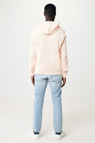 IQONIQ Rila Lightweight Hoodie aus recycelter Baumwolle cloud pink bedrucken, Art.-Nr. T9404.039.S