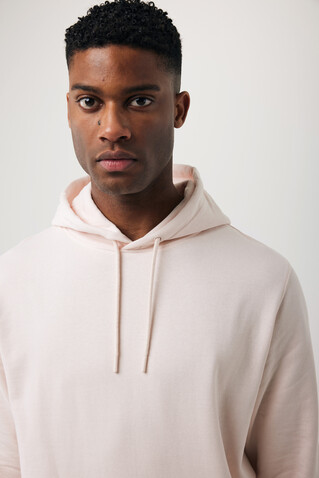 IQONIQ Rila Lightweight Hoodie aus recycelter Baumwolle cloud pink bedrucken, Art.-Nr. T9404.039.S