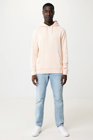 IQONIQ Rila Lightweight Hoodie aus recycelter Baumwolle cloud pink bedrucken, Art.-Nr. T9404.039.S