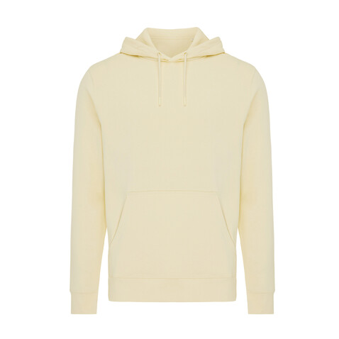 IQONIQ Rila Lightweight Hoodie aus recycelter Baumwolle cream yellow bedrucken, Art.-Nr. T9404.036.XL IQONIQ Rila Lightweight Hoodie aus recycelter Baumwolle cream yellow bedrucken, Art.-Nr. T9404.036.XL