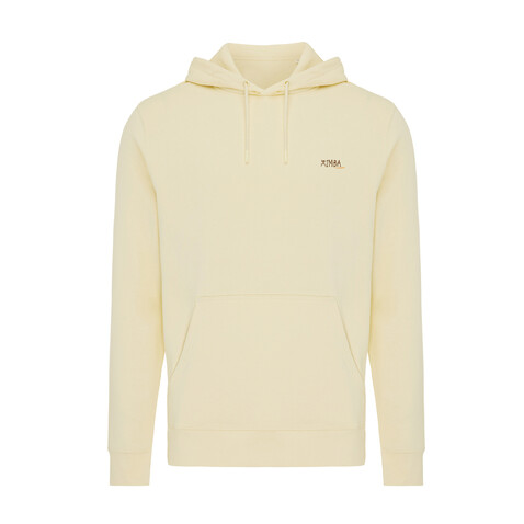 IQONIQ Rila Lightweight Hoodie aus recycelter Baumwolle cream yellow bedrucken, Art.-Nr. T9404.036.XL IQONIQ Rila Lightweight Hoodie aus recycelter Baumwolle cream yellow bedrucken, Art.-Nr. T9404.036.XL
