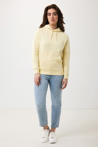 IQONIQ Rila Lightweight Hoodie aus recycelter Baumwolle cream yellow bedrucken, Art.-Nr. T9404.036.XL IQONIQ Rila Lightweight Hoodie aus recycelter Baumwolle cream yellow bedrucken, Art.-Nr. T9404.036.XL