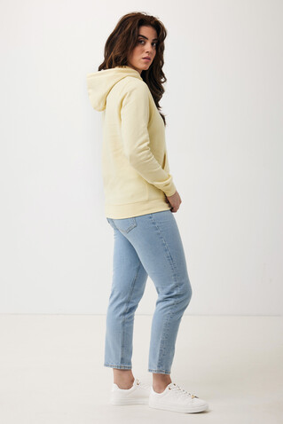 IQONIQ Rila Lightweight Hoodie aus recycelter Baumwolle cream yellow bedrucken, Art.-Nr. T9404.036.XL IQONIQ Rila Lightweight Hoodie aus recycelter Baumwolle cream yellow bedrucken, Art.-Nr. T9404.036.XL