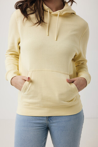 IQONIQ Rila Lightweight Hoodie aus recycelter Baumwolle cream yellow bedrucken, Art.-Nr. T9404.036.XL IQONIQ Rila Lightweight Hoodie aus recycelter Baumwolle cream yellow bedrucken, Art.-Nr. T9404.036.XL