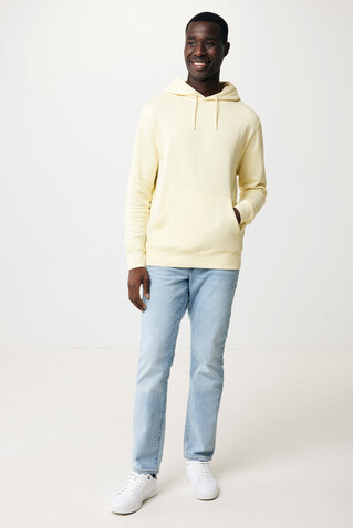 IQONIQ Rila Lightweight Hoodie aus recycelter Baumwolle cream yellow bedrucken, Art.-Nr. T9404.036.XL IQONIQ Rila Lightweight Hoodie aus recycelter Baumwolle cream yellow bedrucken, Art.-Nr. T9404.036.XL