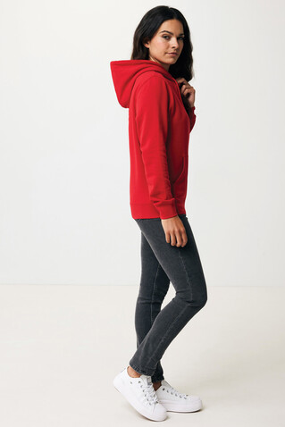 IQONIQ Rila Lightweight Hoodie aus recycelter Baumwolle rot bedrucken, Art.-Nr. T9404.029.XXXL IQONIQ Rila Lightweight Hoodie aus recycelter Baumwolle rot bedrucken, Art.-Nr. T9404.029.XXXL