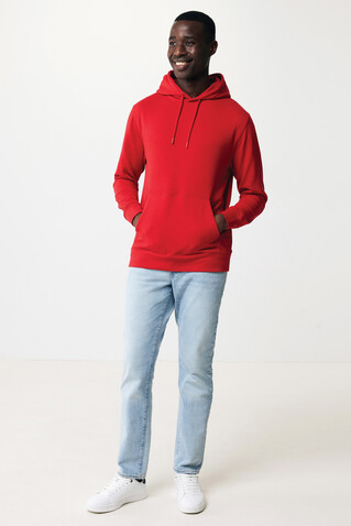 IQONIQ Rila Lightweight Hoodie aus recycelter Baumwolle rot bedrucken, Art.-Nr. T9404.029.XXXL IQONIQ Rila Lightweight Hoodie aus recycelter Baumwolle rot bedrucken, Art.-Nr. T9404.029.XXXL