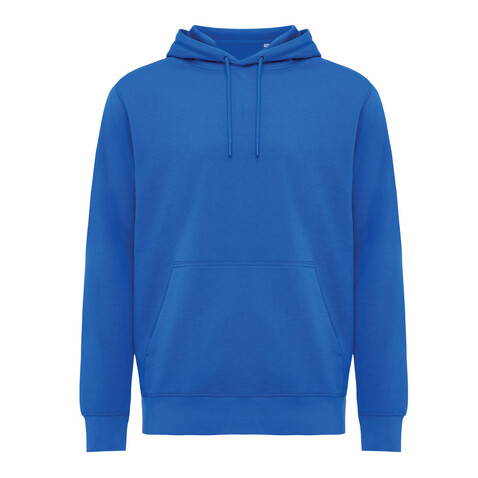 IQONIQ Rila Lightweight Hoodie aus recycelter Baumwolle Königsblau bedrucken, Art.-Nr. T9404.025.M